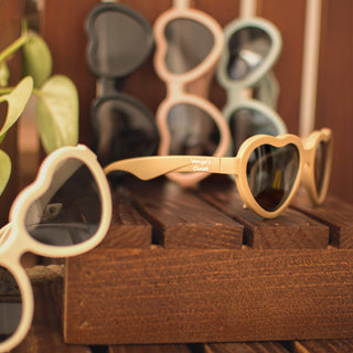 Martha Tpee Frame Heart Shaped UV400 Polarized Baby TAC Lens Sustainable Sunglasses