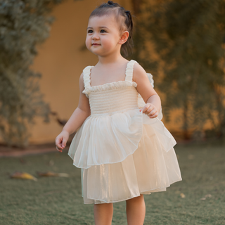 Butterfly Back Tiered -Ivory