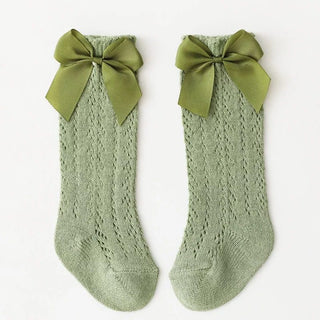 Spanish Hollow Mid-Tube Socks