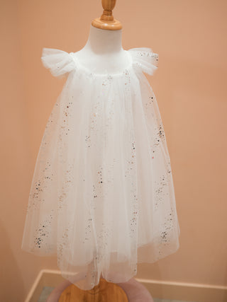 Phoebe Sparkling Fly Sleeve Tulle Dress