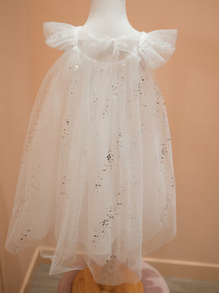 Phoebe Sparkling Fly Sleeve Tulle Dress