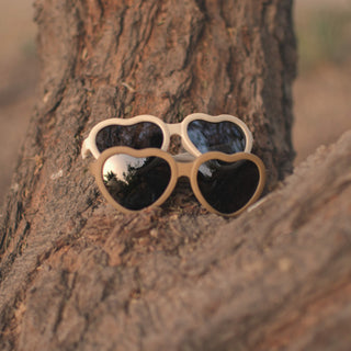 Martha Tpee Frame Heart Shaped UV400 Polarized Baby TAC Lens Sustainable Sunglasses