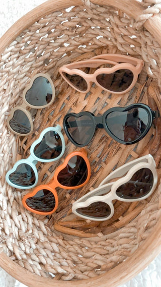 Martha Tpee Frame Heart Shaped UV400 Polarized Baby TAC Lens Sustainable Sunglasses