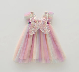 Angel Tulle Rainbow Party Dress