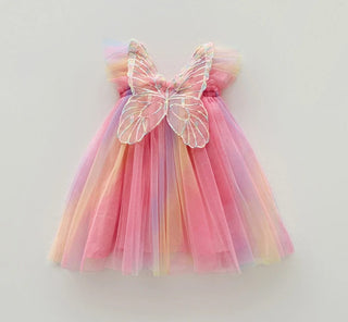 Angel Tulle Rainbow Party Dress