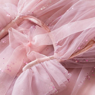 Phoebe Sparkling Fly Sleeve Tulle Dress