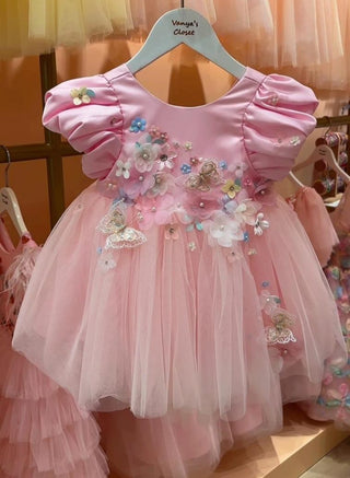 Etoile Elegance Luxury Pink Party Dress