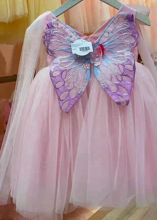 Blush Butterfly Tulle Dress