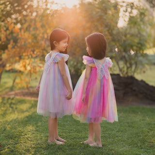 Angel Tulle Rainbow Party Dress