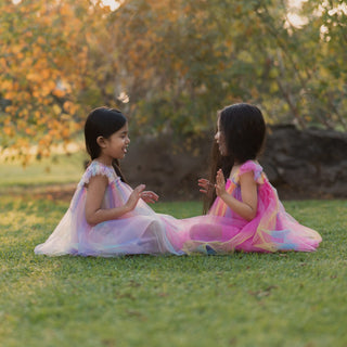 Angel Tulle Rainbow Party Dress