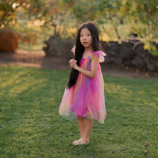Angel Tulle Rainbow Party Dress