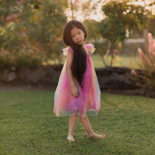 Angel Tulle Rainbow Party Dress