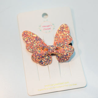 Glitter Hair Clip Butterfly VC
