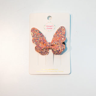 Glitter Hair Clip Butterfly VC