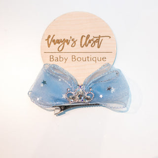Butterfly Tulle Crown Hair Clip