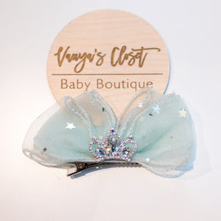 Butterfly Tulle Crown Hair Clip