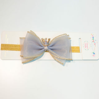 Tulle Headband with Crown