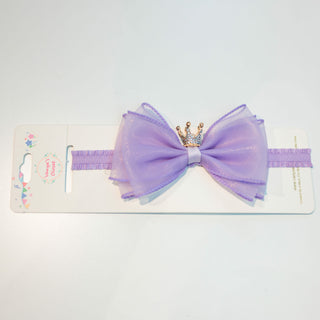 Tulle Headband with Crown
