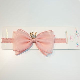Tulle Headband with Crown