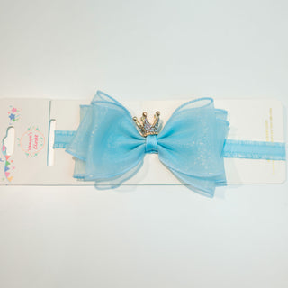 Tulle Headband with Crown