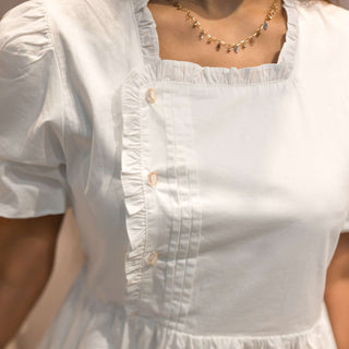 Dorothea sleeved 100% cotton matching dress