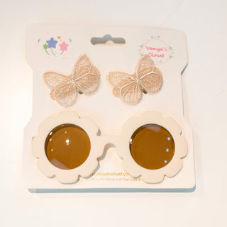 Willow with 2pc Butterfly Hairclip Set