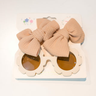 Willow with 2pc Bow Hairclip Set