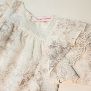 Annalise Laced Sleeve Top