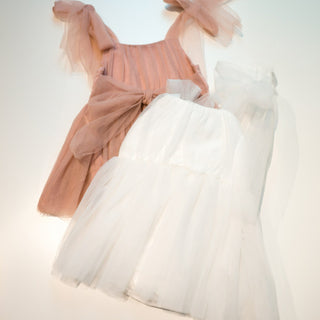 Alyssa Self Tie tutu Occasion Romper