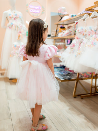 Etoile Elegance Luxury Pink Party Dress