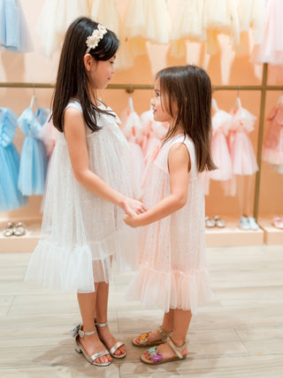 Lily Sequin Dress with front Big Bow