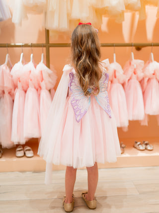 Blush Butterfly Tulle Dress