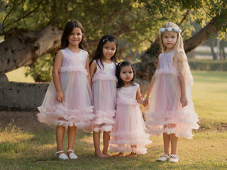 SEQUIN SCARLET RAINBOW DRESS