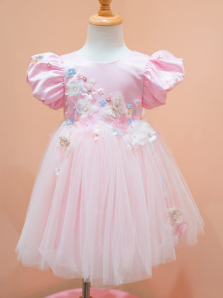 Etoile Elegance Luxury Pink Party Dress