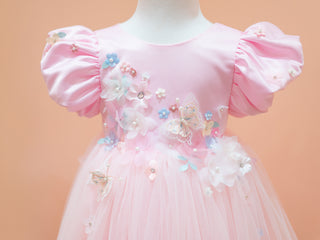 Etoile Elegance Luxury Pink Party Dress