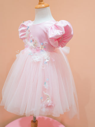 Etoile Elegance Luxury Pink Party Dress
