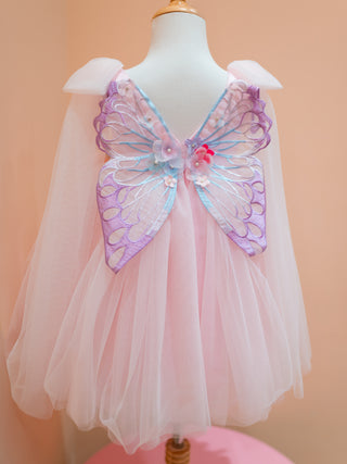 Blush Butterfly Tulle Dress