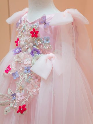 Blush Butterfly Tulle Dress