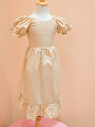 Buttercup Charm Puff Sleeved Dress