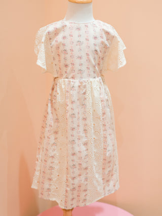 Vintage Bloom Eyelet Dress