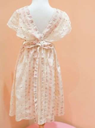 Vintage Bloom Eyelet Dress
