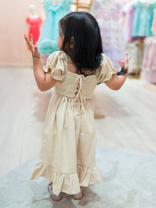 Buttercup Charm Puff Sleeved Dress