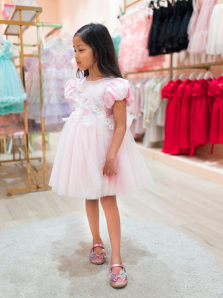 Etoile Elegance Luxury Pink Party Dress