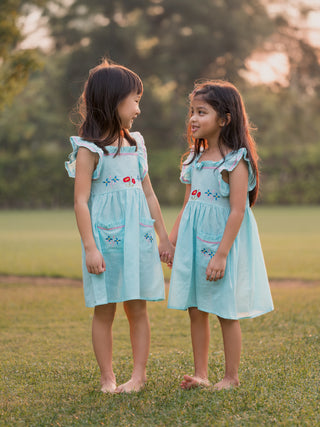 MAI CASUAL EMBROIDERY DRESS