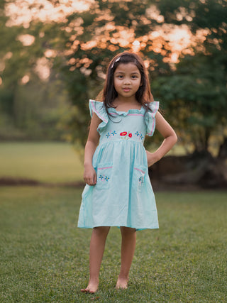 MAI CASUAL EMBROIDERY DRESS