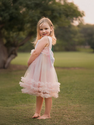 SEQUIN SCARLET RAINBOW DRESS