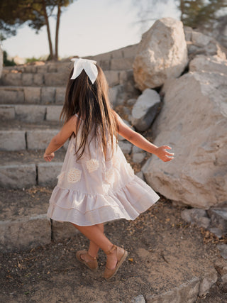 Harper Strappy Dress with Flowers