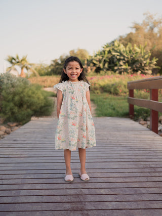 Emma Puffed Sleeved Floral Dress