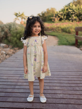 Emma Puffed Sleeved Floral Dress