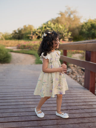 Emma Puffed Sleeved Floral Dress